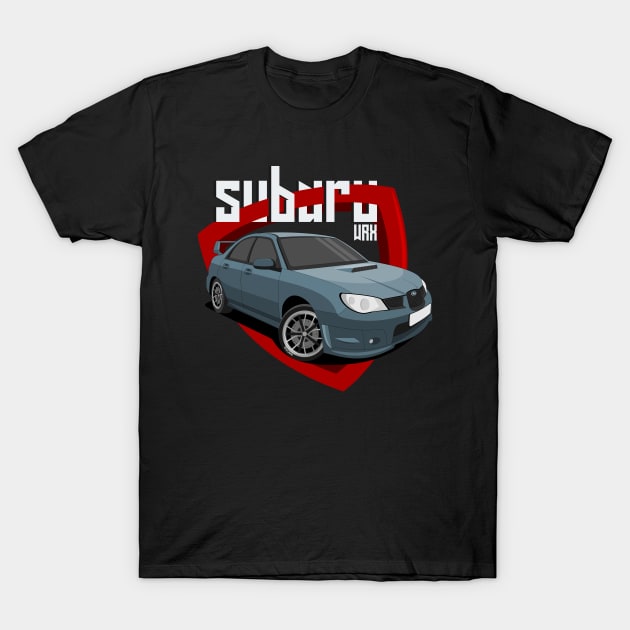 subaru wrx car T-Shirt by enha design